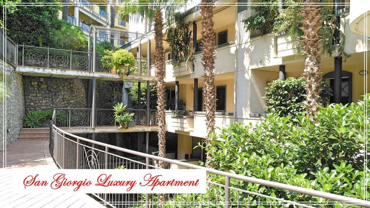 San Giorgio Luxury Apartment Taormina-Panoramic Pool & Parking Space Экстерьер фото
