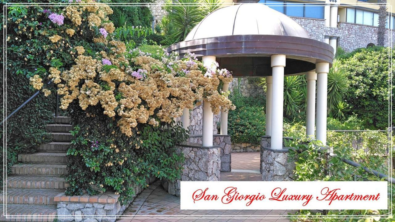 San Giorgio Luxury Apartment Taormina-Panoramic Pool & Parking Space Экстерьер фото